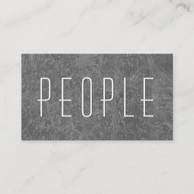 Aqua HUMAN RESOURCES CONSULTANT Simple Style V57 Business Card (Front)