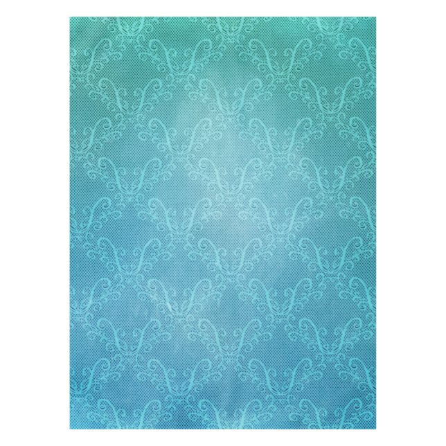 Aqua Lace Tablecloth (Front)