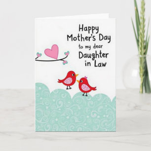 Aqua Landscape Mothers Day Card