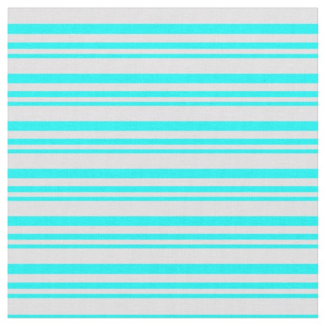 Aqua & Lavender Coloured Striped/Lined Pattern Fabric (Close Up)