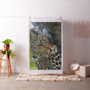 Aqua_Leopard_20180101_by_JAMColors Fabric