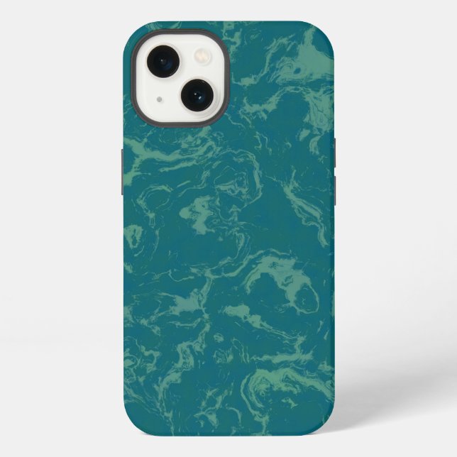 Aqua marble iPhone case (Back)