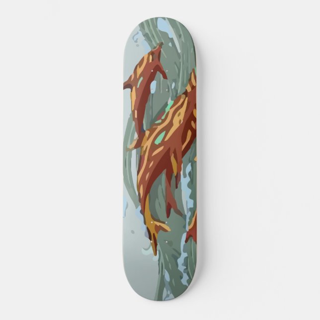 Aqua Marine Revenge Skateboard (Front)