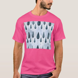 Aqua Mountain Seamless Lights Pattern Active T-Shirt