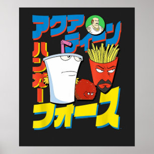 Aqua n Hunger Force Japanese Comic  Poster