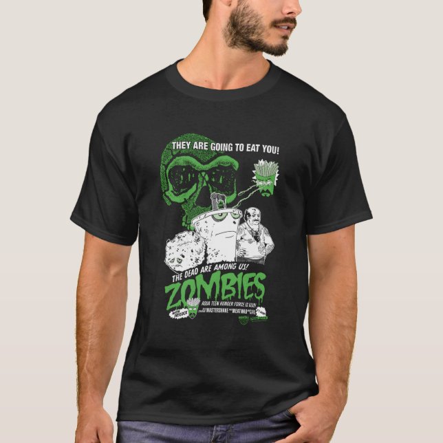 Aqua N Hunger Force Zombies T-Shirt (Front)