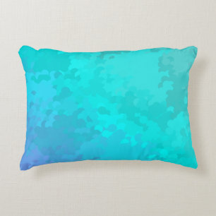 Aqua Ombre Decorative Cushion