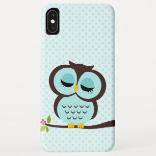 Aqua Owl iPhone XS Max Case
