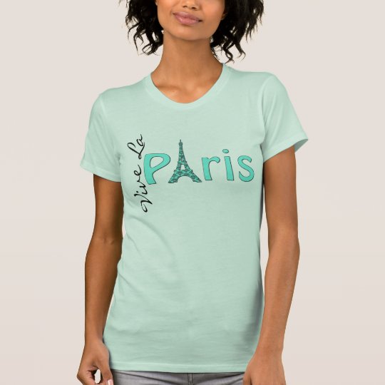 Aqua Paris Eiffel Tower T-Shirt