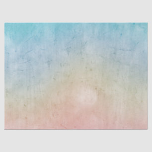 Aqua Pink Tie dye Tissue Paper
