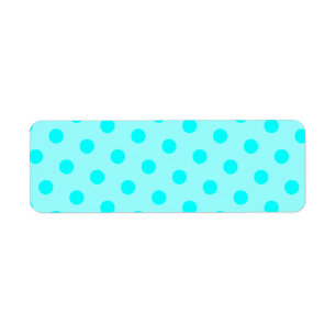 Aqua Polka Dots