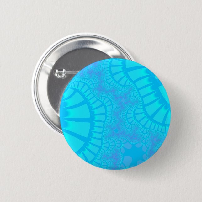 Aqua Remix 6 Cm Round Badge (Front & Back)