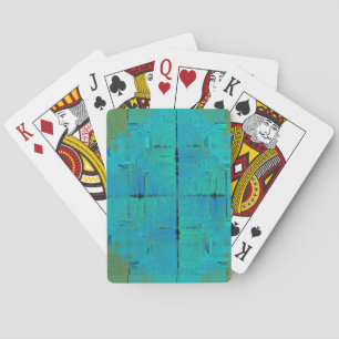 Aqua Resonance Playing Cards
