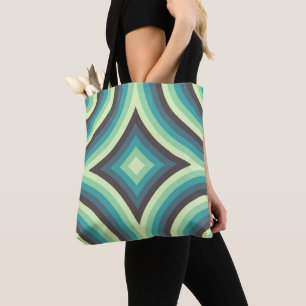 Aqua Resonance Pulse Tote Bag