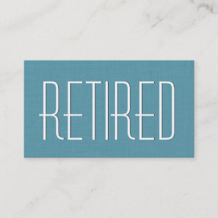 Retired Business Cards | Zazzle UK