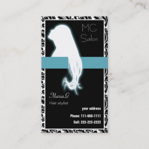 Aqua Salon businesscards and appointment Card