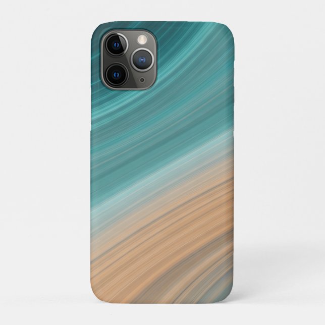Aqua Sand Flow Case-Mate iPhone Case (Back)