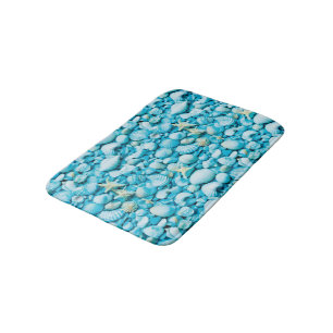 Aqua Shellscape Bath Mat