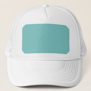Aqua Sky Background. Elegant Fashion Colour Trucker Hat