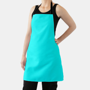Aqua (solid color) apron