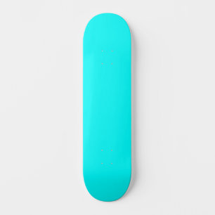 Aqua (solid colour) skateboard