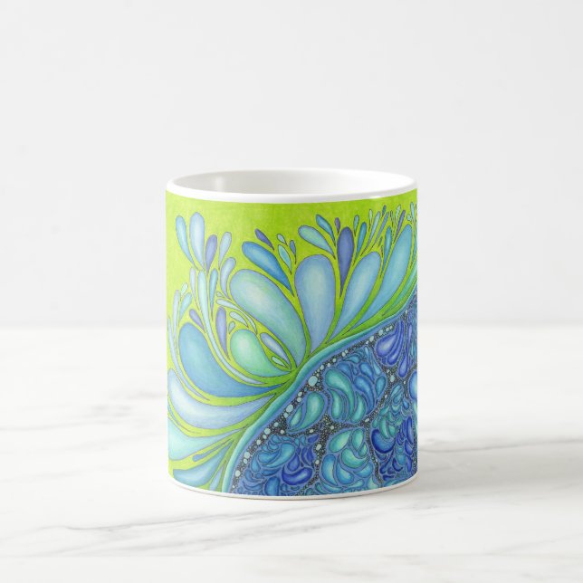 Aqua Splash 11 oz Classic Mug (Center)