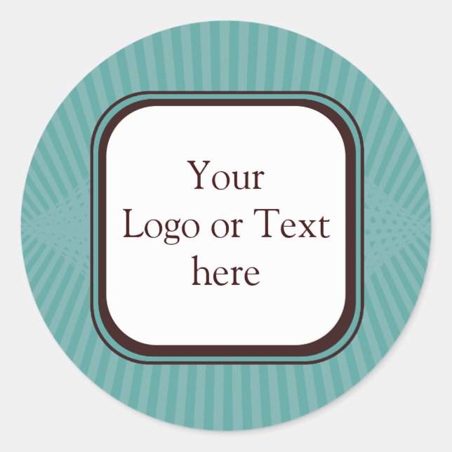 Aqua Spring Rays Sticker (Front)