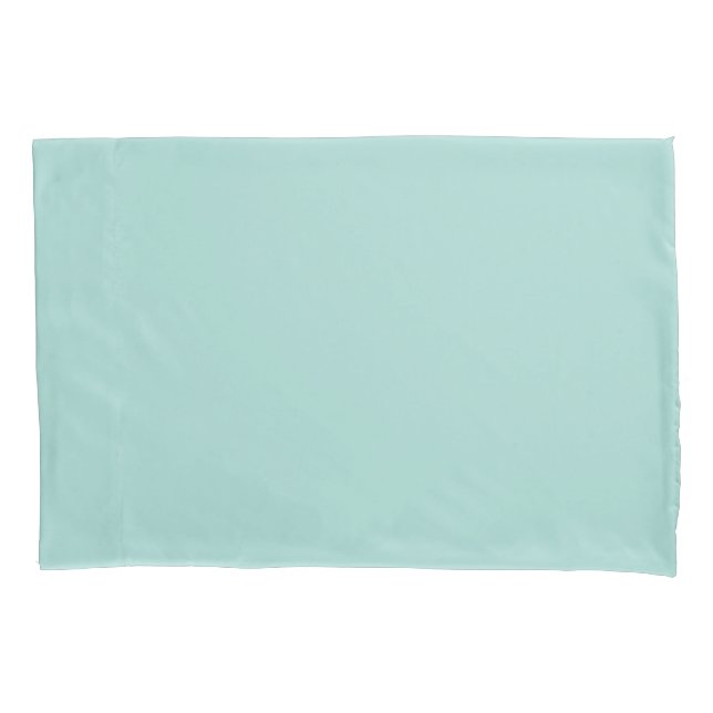 Aqua Standard Sized Single Pillowcase (Front)