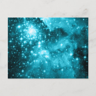 Aqua Stars Postcard