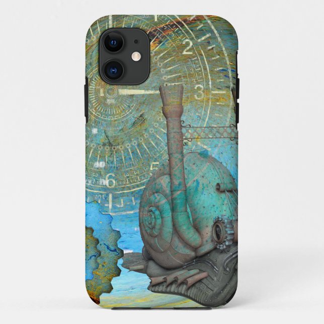 Aqua Steam Snail Traveller Case-Mate iPhone Case (Back)