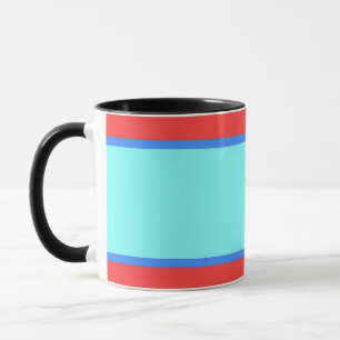 AQUA STRIPE MUG