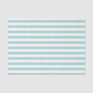 Aqua Stripes Tissue Paper