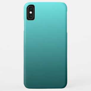 Aqua Teal Gradient iPhone XS Max Case