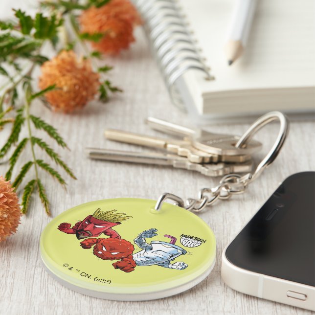 Aqua Teen Hunger Force Anime Graphic Key Ring (Front Right)