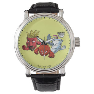 Aqua Teen Hunger Force Anime Graphic Watch