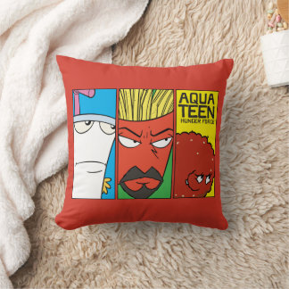 Aqua Teen Hunger Force Character Panel Graphic Cushion