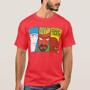 Aqua Teen Hunger Force Character Panel Graphic T-Shirt