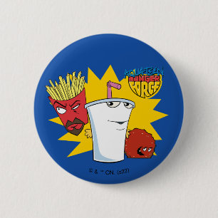 Aqua Teen Hunger Force Explosive Graphic 6 Cm Round Badge