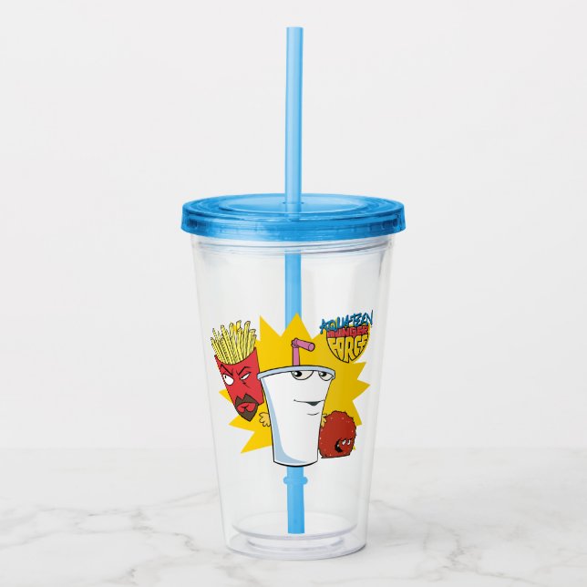 Aqua Teen Hunger Force Explosive Graphic Acrylic Tumbler (Front)