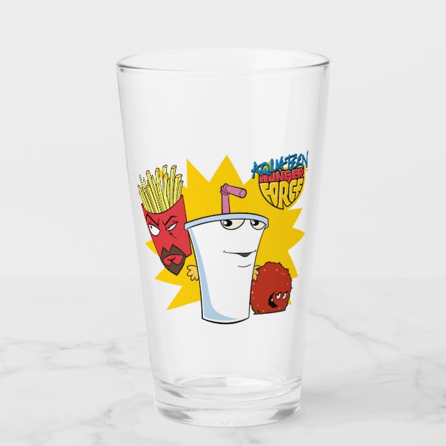 Aqua Teen Hunger Force Explosive Graphic Glass (Front)