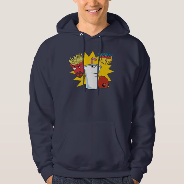 Aqua Teen Hunger Force Explosive Graphic Hoodie (Front)