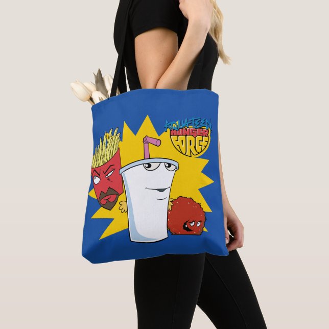 Aqua Teen Hunger Force Explosive Graphic Tote Bag (Close Up)