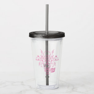 Aqua Teen Hunger Force Hieroglyphics Acrylic Tumbler