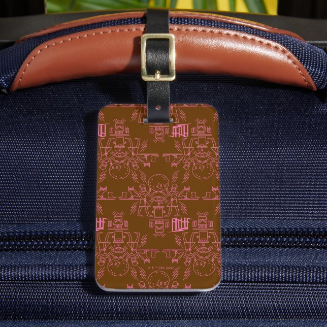 Aqua Teen Hunger Force Hieroglyphics Luggage Tag (Front Insitu 2)