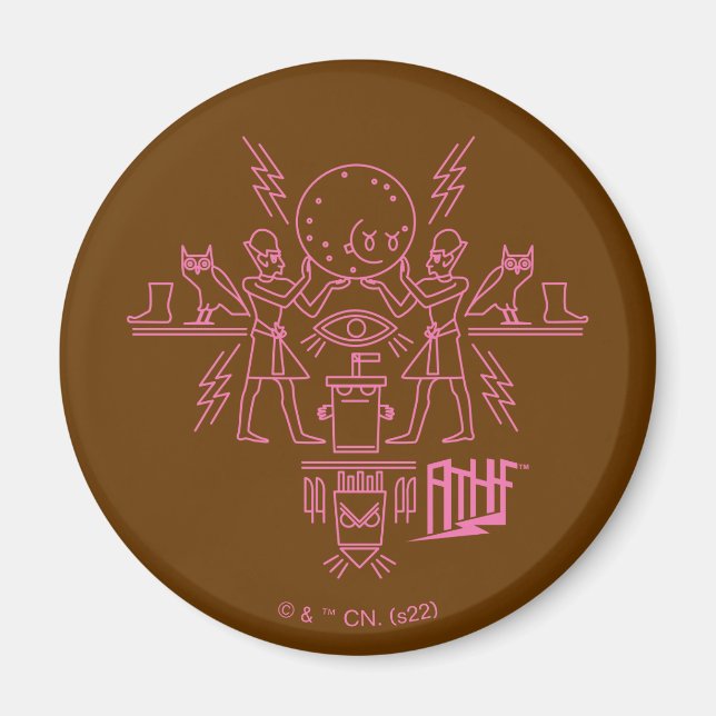Aqua Teen Hunger Force Hieroglyphics Magnet (Front)