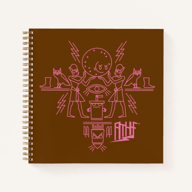 Aqua Teen Hunger Force Hieroglyphics Notebook (Front)