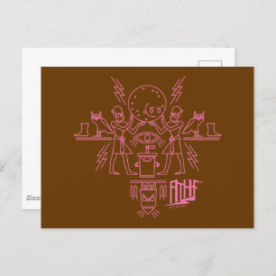 Aqua Teen Hunger Force Hieroglyphics Postcard