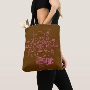 Aqua Teen Hunger Force Hieroglyphics Tote Bag