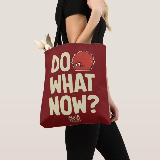 Aqua Teen Hunger Force Meatwad "Do What Now?" Tote Bag (Close Up)