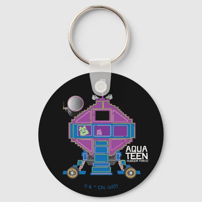 Aqua Teen Hunger Force Mooninites Car Key Ring (Front)
